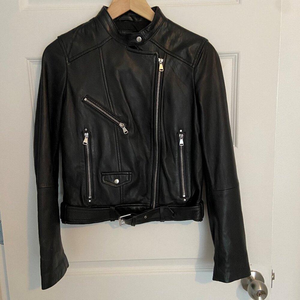 Zara Trafaluc TRF - Gernuie Leather Jacket - Women’s Medium